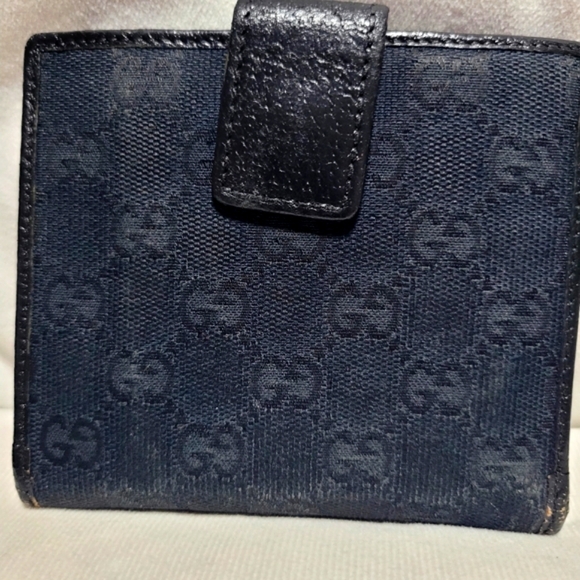 Rare Gucci monogram bamboo closure small wallet EUC - Picture 3 of 16